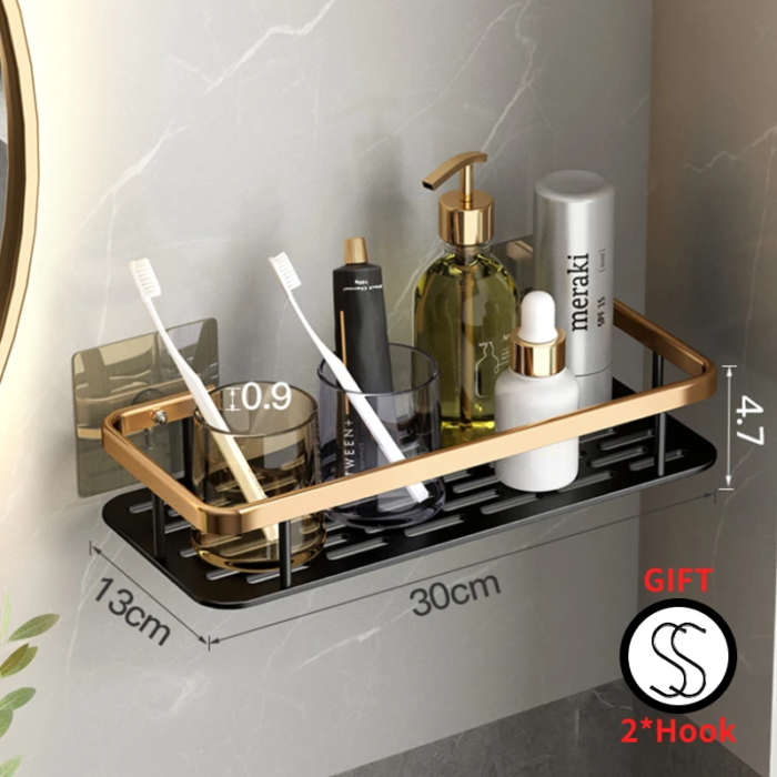 Estante de baño de pared con organizador - Image 10