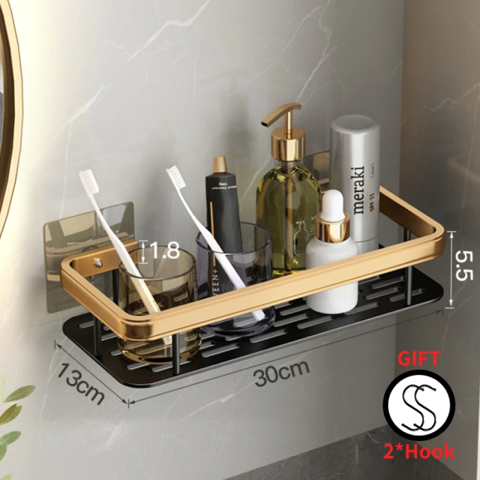 Estante de baño de pared con organizador - Image 11