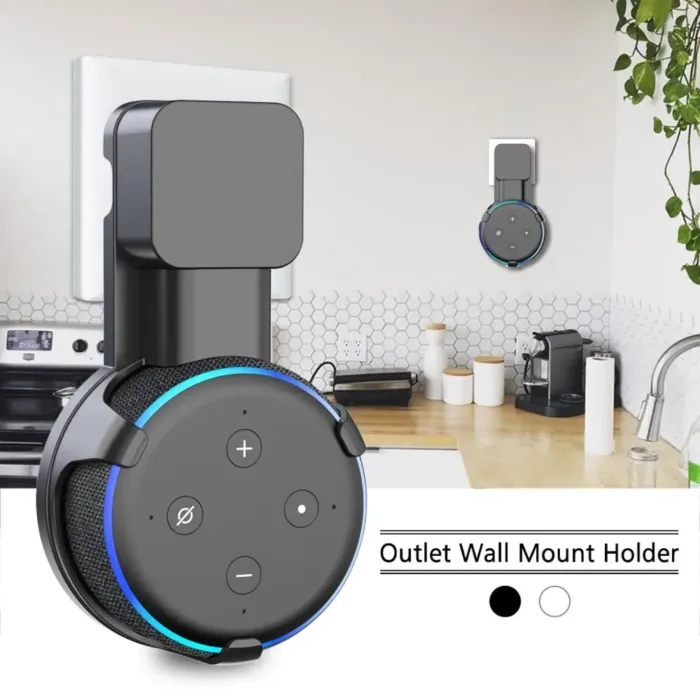 Soporte de Pared para Echo Dot 3ª Gen - Montaje en Enchufe - Image 6